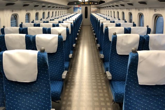 新幹線の座席